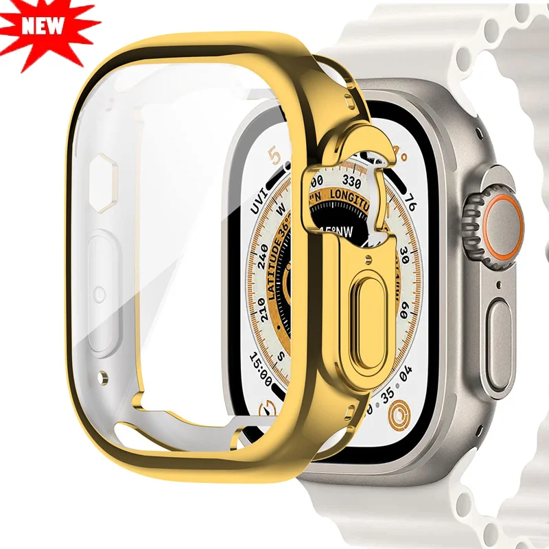 Clear TPU Protective Case for Apple Watch Ultra – Shockproof & Scratch-Resistant