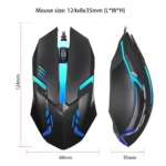 Colorful LED Gaming Mouse 5500 DP With Backlight for Computer Laptop PC
