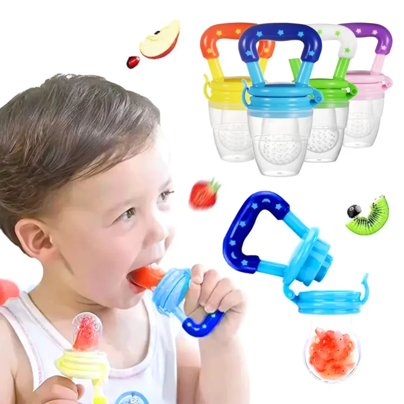 Fruit Silicone Pacifier Bites – Baby Fruit Feeder & Teether