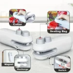 Rechargeable 2-in-1 Sealer Heat Bag Sealer and Cutter