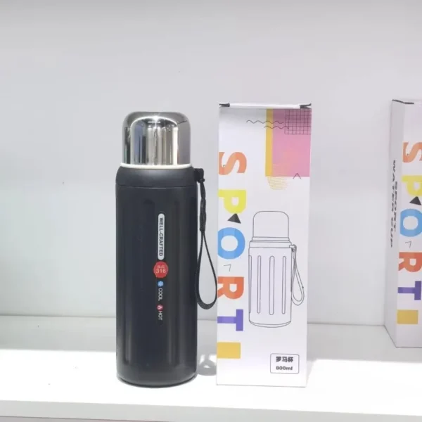 800ml Insulated Bottle 316 Retro – Stainless Steel Portable Water Bottle