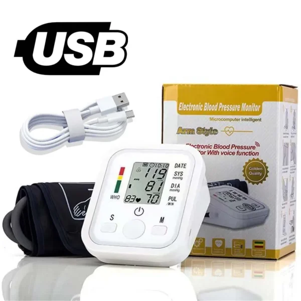 Digital Arm Blood Pressure Monitor for Home Use