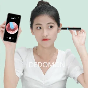 Smart visual ear cleaner with HD camera and endoscope for safe wax removal.