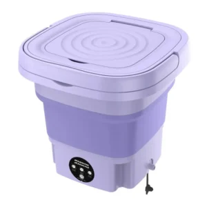 12L portable mini washing machine in a foldable design for baby clothes and small laundry.