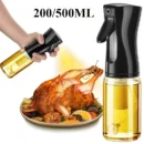 Atomized oil spray bottle for kitchen cooking and air fryer use.